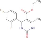 Ethyl 4-(2,4-difluorophenyl)-6-methyl-2-oxo-1,2,3,4-tetrahydro-5-pyrimidinecarboxylate