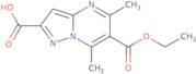 5,7-Dimethyl-pyrazolo[1,5-a]pyrimidine-2,6-dicarboxylic acid 6-ethyl ester