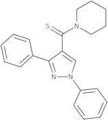 1-(1,3-Diphenyl-1H-pyrazole-4-carbothioyl)piperidine