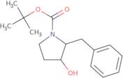 Cis-tert-butyl 2-benzyl-3-hydroxypyrrolidine-1-carboxylate