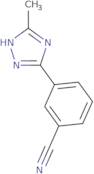 3-(5-Methyl-4H-1,2,4-triazol-3-yl)benzonitrile