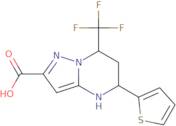 5-Thiophen-2-yl-7-trifluoromethyl-4,5,6,7-tetrahydro-pyrazolo[1,5- A ]pyrimidine-2-carboxylic acid