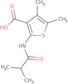 4,5-Dimethyl-2-(2-methylpropanamido)thiophene-3-carboxylic acid