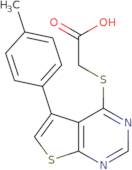 {[5-(4-Methylphenyl)thieno[2,3-d]pyrimidin-4-yl]thio}acetic acid