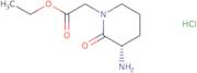 (S)-Ethyl 2-(3-amino-2-oxopiperidin-1-yl)acetate hydrochloride