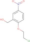 (2-(2-Chloroethoxy)-5-nitrophenyl)methanol