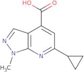 6-Cyclopropyl-1-methyl-1H-pyrazolo[3,4-b]pyridine-4-carboxylic acid