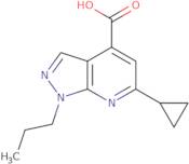 6-Cyclopropyl-1-propyl-1H-pyrazolo[3,4-b]pyridine-4-carboxylic acid