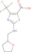 2-{[(Oxolan-2-yl)methyl]amino}-4-(trifluoromethyl)-1,3-thiazole-5-carboxylic acid