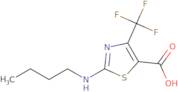 2-(Butylamino)-4-(trifluoromethyl)-1,3-thiazole-5-carboxylic acid