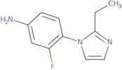 4-(2-Ethyl-1H-imidazol-1-yl)-3-fluoroaniline