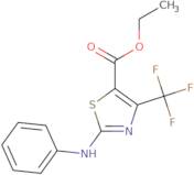 2-Phenylamino-4-(trifluoromethyl)thiazole-5-carboxylic acid ethyl ester