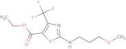 Ethyl 2-[(3-methoxypropyl)amino]-4-(trifluoromethyl)-1,3-thiazole-5-carboxylate