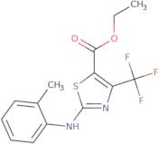 Ethyl 2-[(2-methylphenyl)amino]-4-(trifluoromethyl)-1,3-thiazole-5-carboxylate