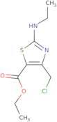 Ethyl 4-(chloromethyl)-2-(ethylamino)-1,3-thiazole-5-carboxylate