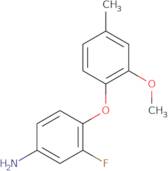 3-Fluoro-4-(2-methoxy-4-methylphenoxy)aniline