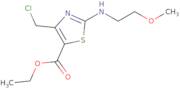 Ethyl 4-(chloromethyl)-2-[(2-methoxyethyl)amino]-1,3-thiazole-5-carboxylate