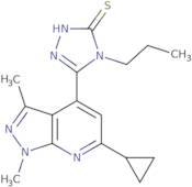 5-{6-Cyclopropyl-1,3-dimethyl-1H-pyrazolo[3,4-b]pyridin-4-yl}-4-propyl-4H-1,2,4-triazole-3-thiol