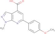 6-(4-Methoxyphenyl)-1-methyl-1H-pyrazolo[3,4-b]pyridine-4-carboxylic acid