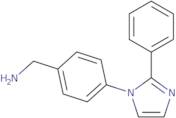 [4-(2-Phenyl-1H-imidazol-1-yl)phenyl]methanamine