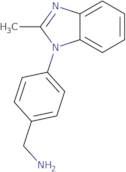 [4-(2-Methyl-1H-1,3-benzodiazol-1-yl)phenyl]methanamine