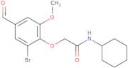 2-(2-Bromo-4-formyl-6-methoxyphenoxy)-N-cyclohexylacetamide