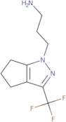 3-[3-(Trifluoromethyl)-1H,4H,5H,6H-cyclopenta[C]pyrazol-1-yl]propan-1-amine