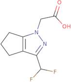 2-[3-(Difluoromethyl)-1H,4H,5H,6H-cyclopenta[C]pyrazol-1-yl]acetic acid