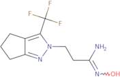N'-Hydroxy-3-[3-(trifluoromethyl)-2H,4H,5H,6H-cyclopenta[C]pyrazol-2-yl]propanimidamide