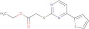 Ethyl [(4-thien-2-ylpyrimidin-2-yl)thio]acetate