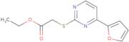 Ethyl ([4-(2-furyl)pyrimidin-2-yl]thio)acetate