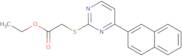 Ethyl ([4-(2-naphthyl)pyrimidin-2-yl]thio)acetate