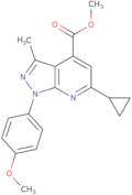 Methyl 6-cyclopropyl-1-(4-methoxyphenyl)-3-methyl-1H-pyrazolo[3,4-b]pyridine-4-carboxylate