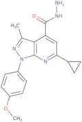 6-Cyclopropyl-1-(4-methoxyphenyl)-3-methyl-1H-pyrazolo[3,4-b]pyridine-4-carbohydrazide