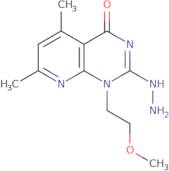 2-Hydrazinyl-1-(2-methoxyethyl)-5,7-dimethylpyrido[2,3-d]pyrimidin-4(1H)-one