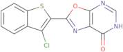 2-(3-Chloro-1-benzothiophen-2-yl)-6H,7H-[1,3]oxazolo[5,4-d]pyrimidin-7-one