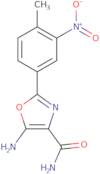 5-Amino-2-(4-methyl-3-nitrophenyl)-1,3-oxazole-4-carboxamide