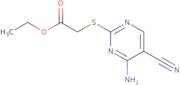 Ethyl 2-[(4-amino-5-cyanopyrimidin-2-yl)sulfanyl]acetate