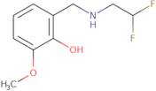2-{[(2,2-Difluoroethyl)amino]methyl}-6-methoxyphenol
