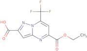 5-Ethoxycarbonyl-7-(trifluoromethyl)pyrazolo[1,5-a]pyrimidine-2-carboxylic acid