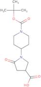 1-[1-(tert-Butoxycarbonyl)-4-piperidinyl]-5-oxo-3-pyrrolidinecarboxylic acid