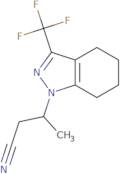 3-[3-(Trifluoromethyl)-4,5,6,7-tetrahydro-1H-indazol-1-yl]butanenitrile