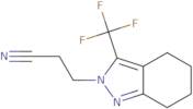 3-[3-(Trifluoromethyl)-4,5,6,7-tetrahydro-2H-indazol-2-yl]propanenitrile