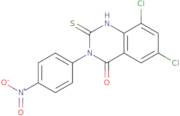 6,8-Dichloro-3-(4-nitrophenyl)-2-thioxo-2,3-dihydro-1H-quinazolin-4-one