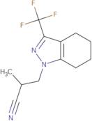 2-Methyl-3-[3-(trifluoromethyl)-4,5,6,7-tetrahydro-1H-indazol-1-yl]propanenitrile
