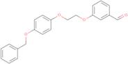 3-{2-[4-(Benzyloxy)phenoxy]ethoxy}benzaldehyde