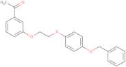 3'-{2-[4-(Benzyloxy)phenoxy]ethoxy}acetophenone