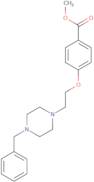 Methyl 4-[2-(4-benzylpiperazin-1-yl)ethoxy]benzoate