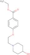 Ethyl 4-[2-(4-hydroxypiperidin-1-yl)ethoxy]benzoate