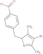 4-Bromo-3,5-dimethyl-2-(4-nitrobenzyl)-2H-pyrrole